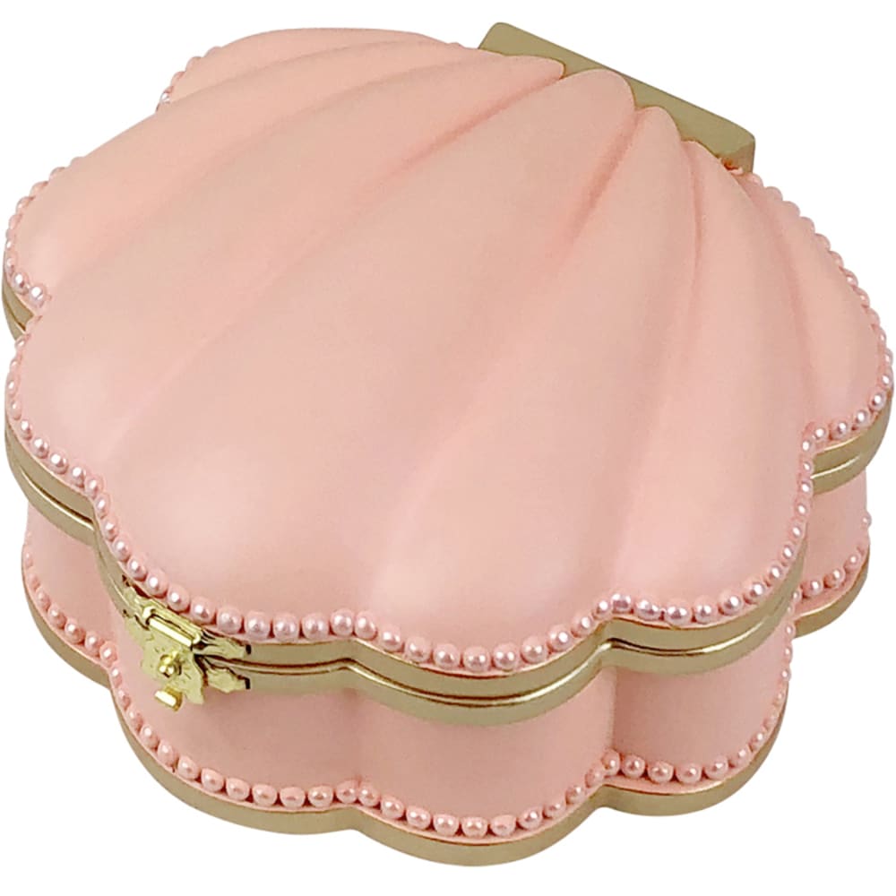 Trousselier Boite à bijoux musicale Coquillage Rose Résine
