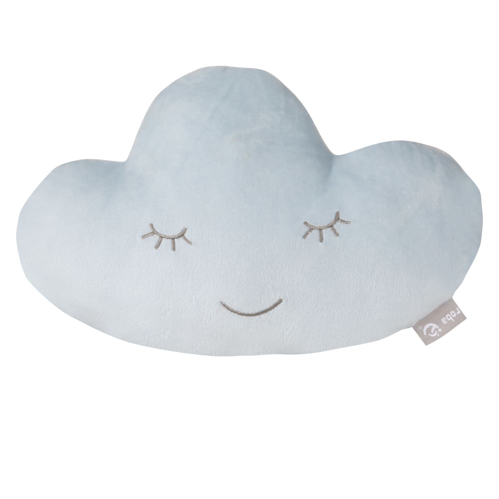 Coussin nuage pour enfant en peluche douce et coton bleu