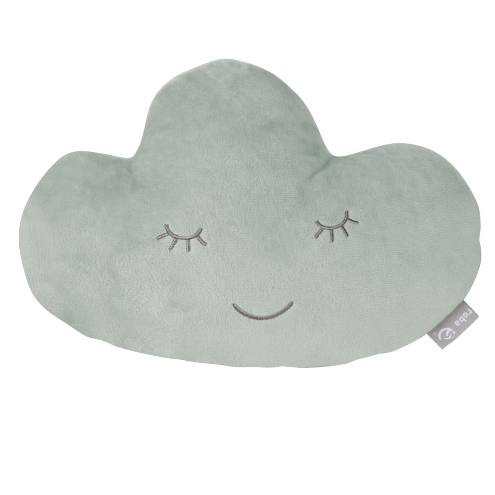 Coussin nuage pour enfant en peluche douce et coton vert