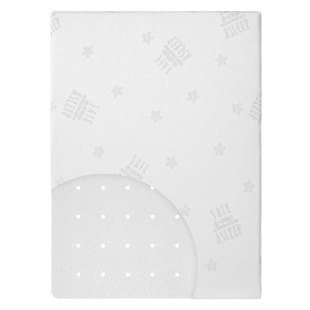 roba Laufgittermatratze 75 x 100 cm - Weiß WEISS PES - POLYESTER Baby