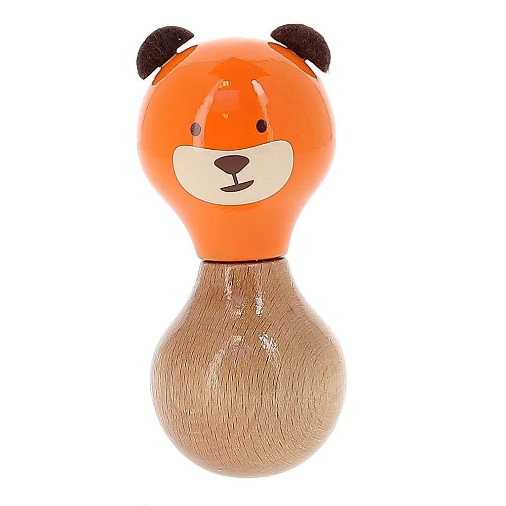 Sonalgio maracas marcel l'orso - Arancione - LEGNO