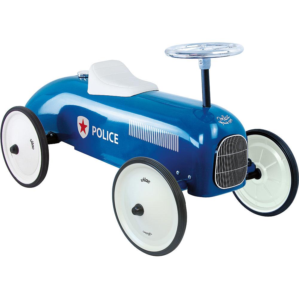 Coche de carreras correpasillos de metal policía - Maisons du Monde