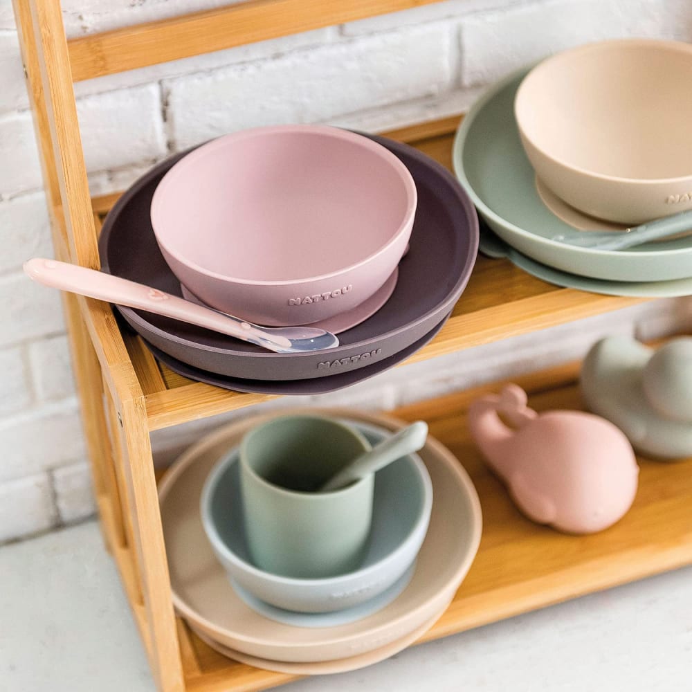 Set repas en silicone rose - Maisons du Monde