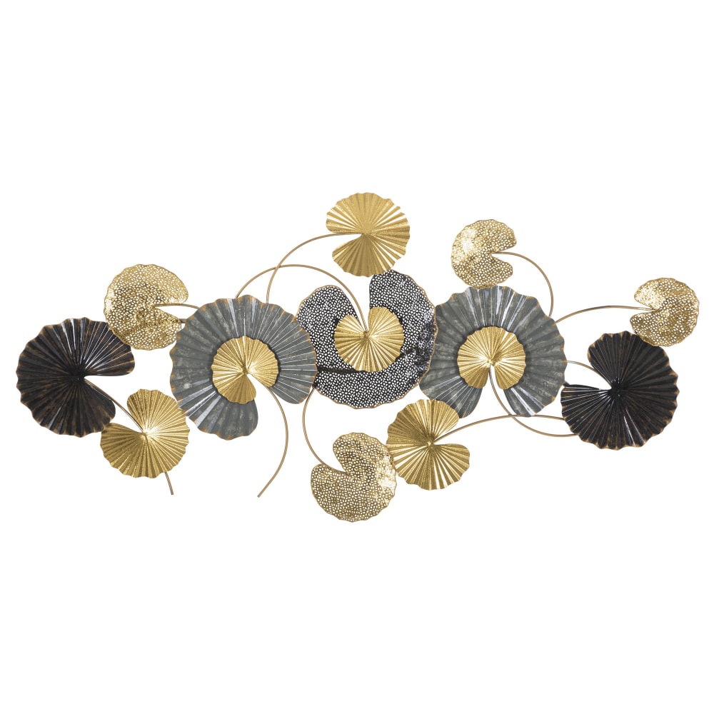 Pannello decorativo 3d in metallo multicolore cm 130,5x5x66 - Modello Classico chic - Metallo