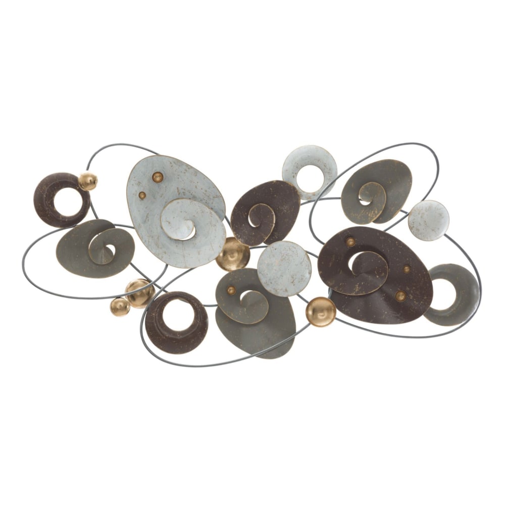 Pannello decorativo 3d in metallo multicolore cm 120x6x58 - Modello Classico chic - Metallo
