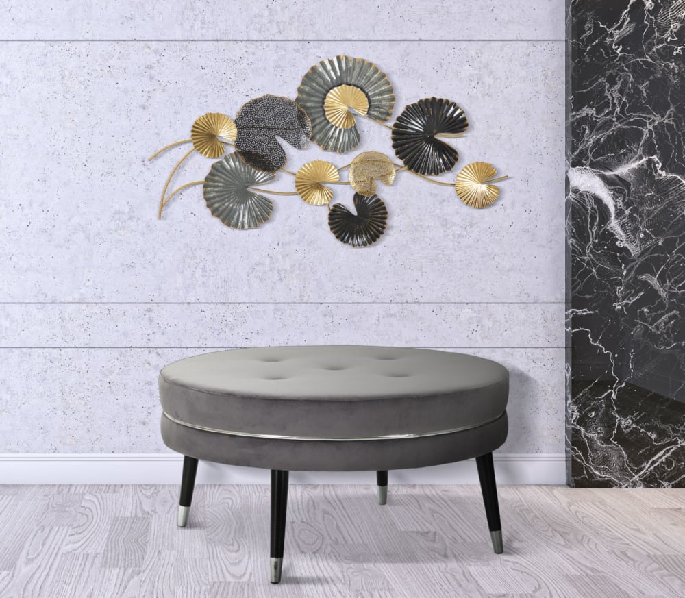 Pannello decorativo 3d in metallo multicolore cm 105x4x56 - Mauro