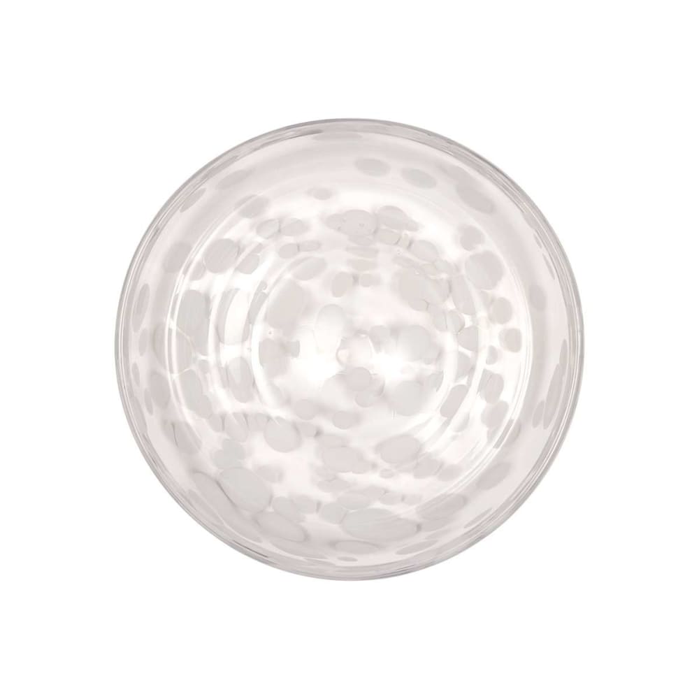 Assiette à dessert transparent en verre Ø15,6xH2,2cm