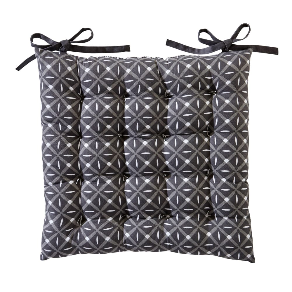 Galette en coton gris 40x40cm