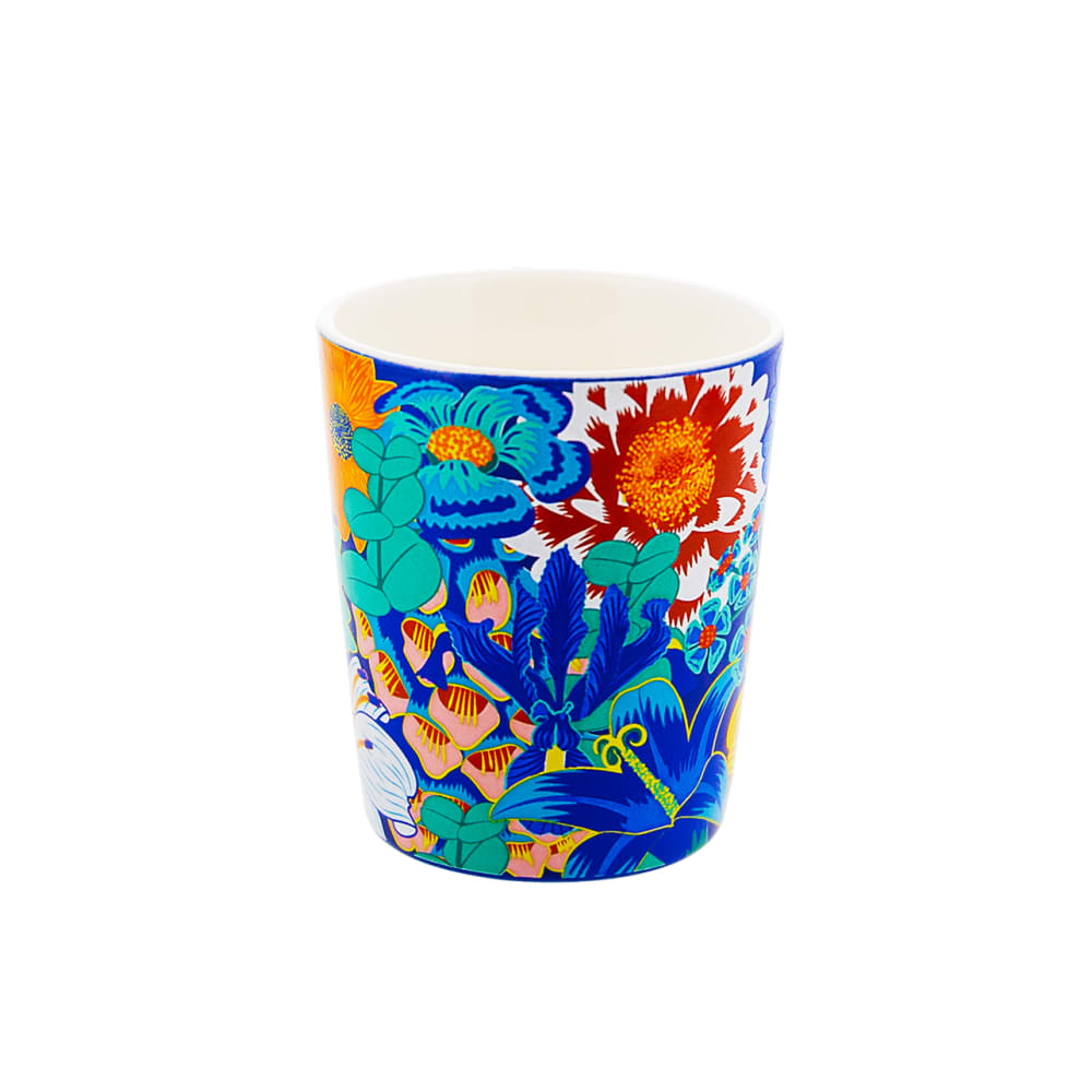 Pylones Tasse espresso bleu porcelaine de chine 5,5 x 6,3 cm x 6,3 cm Multicolore