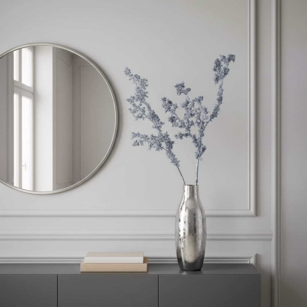 Branchage avec mousse artificielle métallisé bleu h84 — vue 3