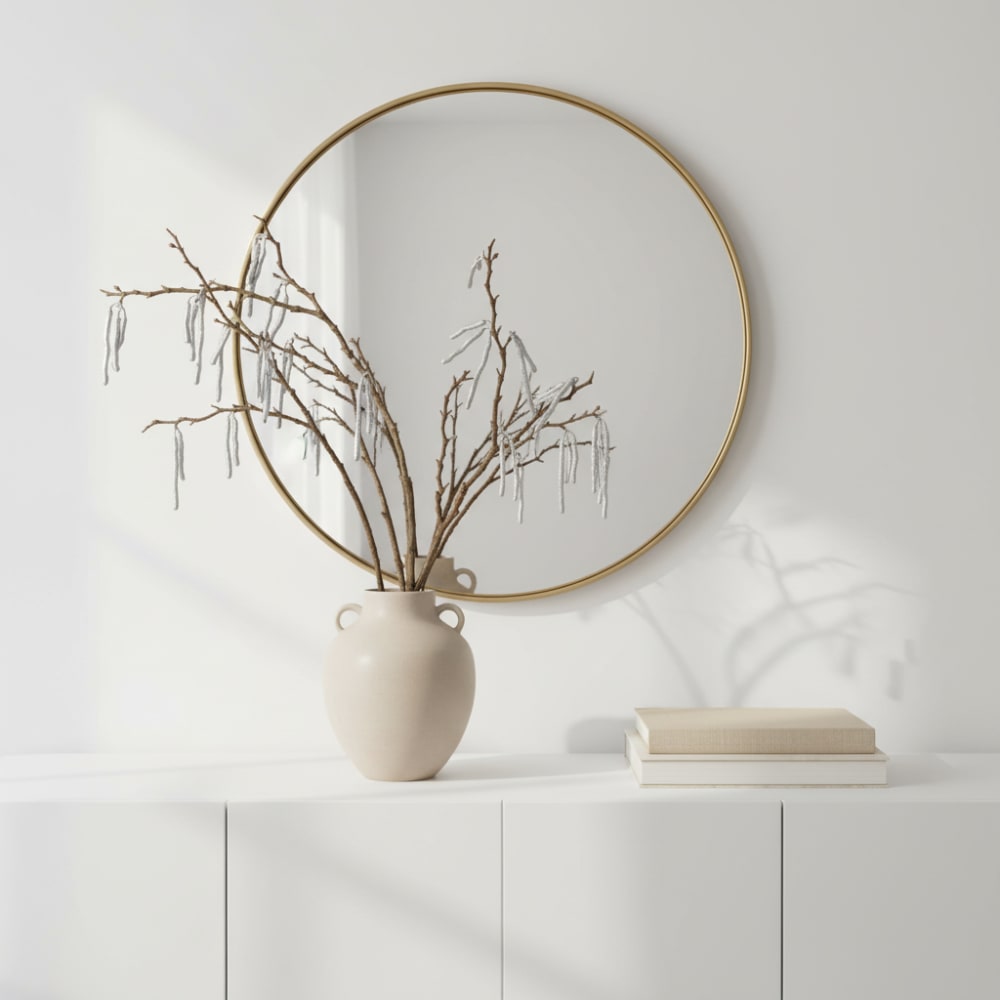 Branche de graines artificielles argentée h96 — vue 3