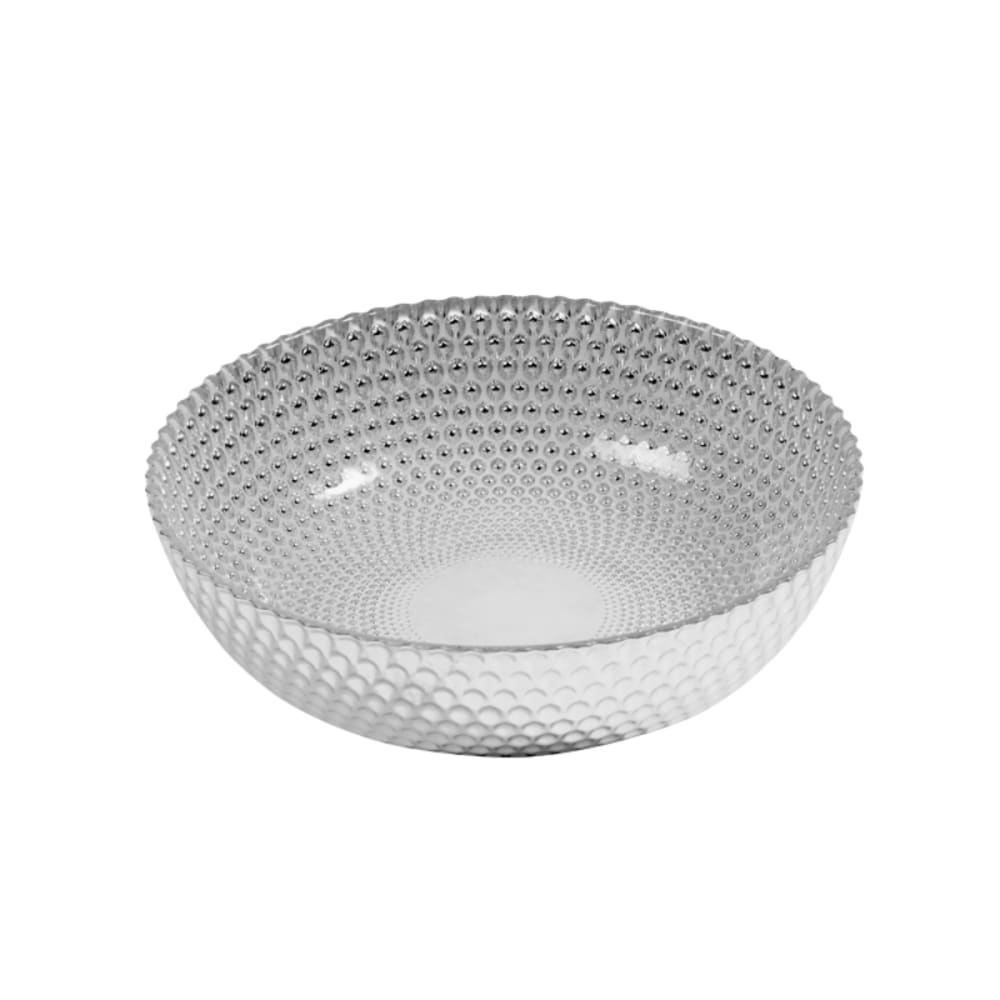 Bol en verre argenté d22
