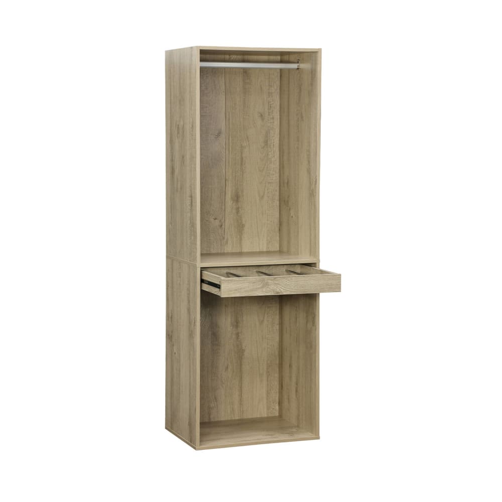 Module dressing penderie naturel