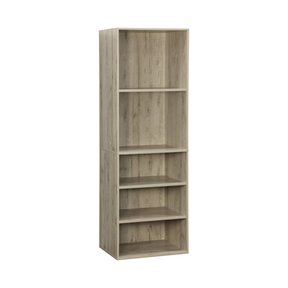 Module dressing avec 5 étagères couleur naturel