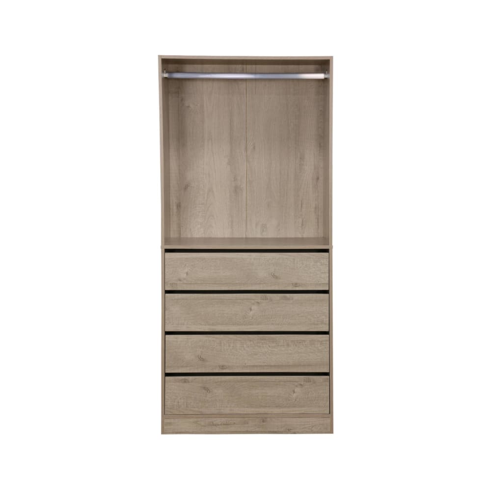 Modul begehbarer Kleiderschrank 4 Schubladen 1 Kleiderschrank -