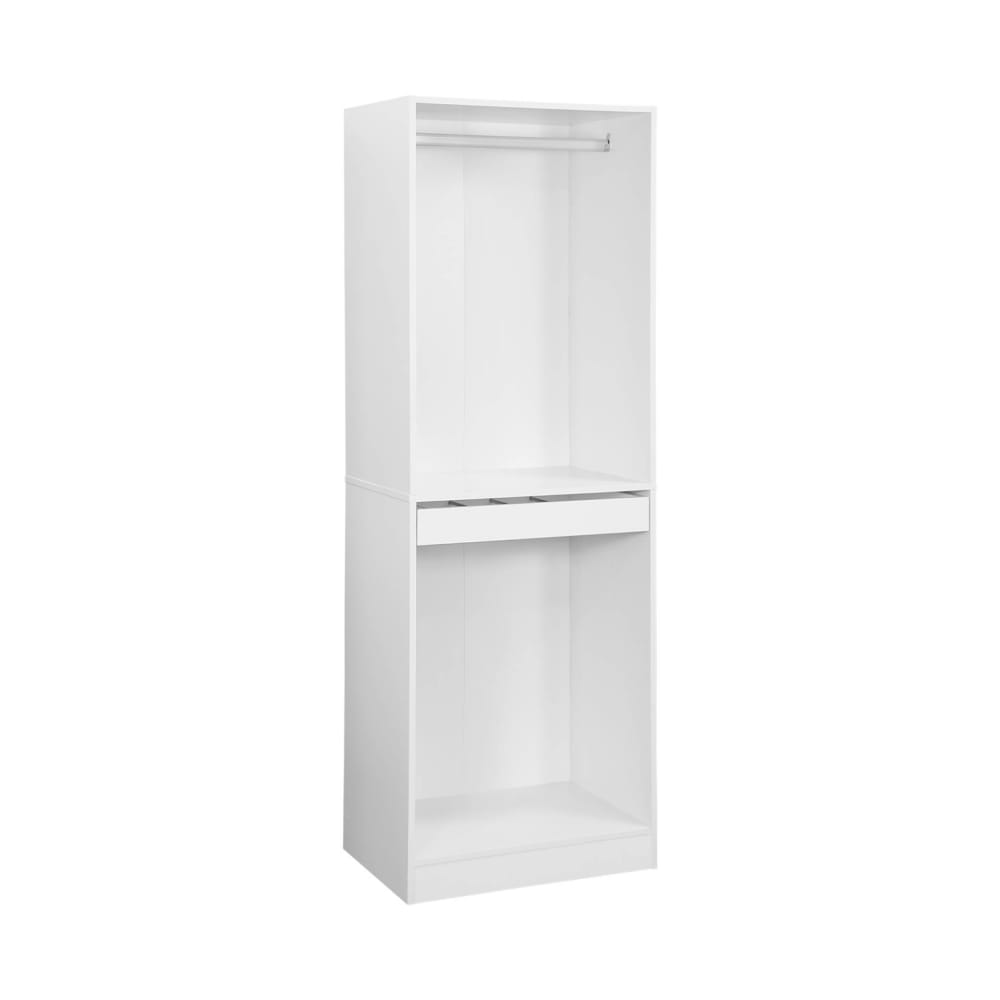 Alice's Garden Modul begehbarer Kleiderschrank weiß - Spanplatte