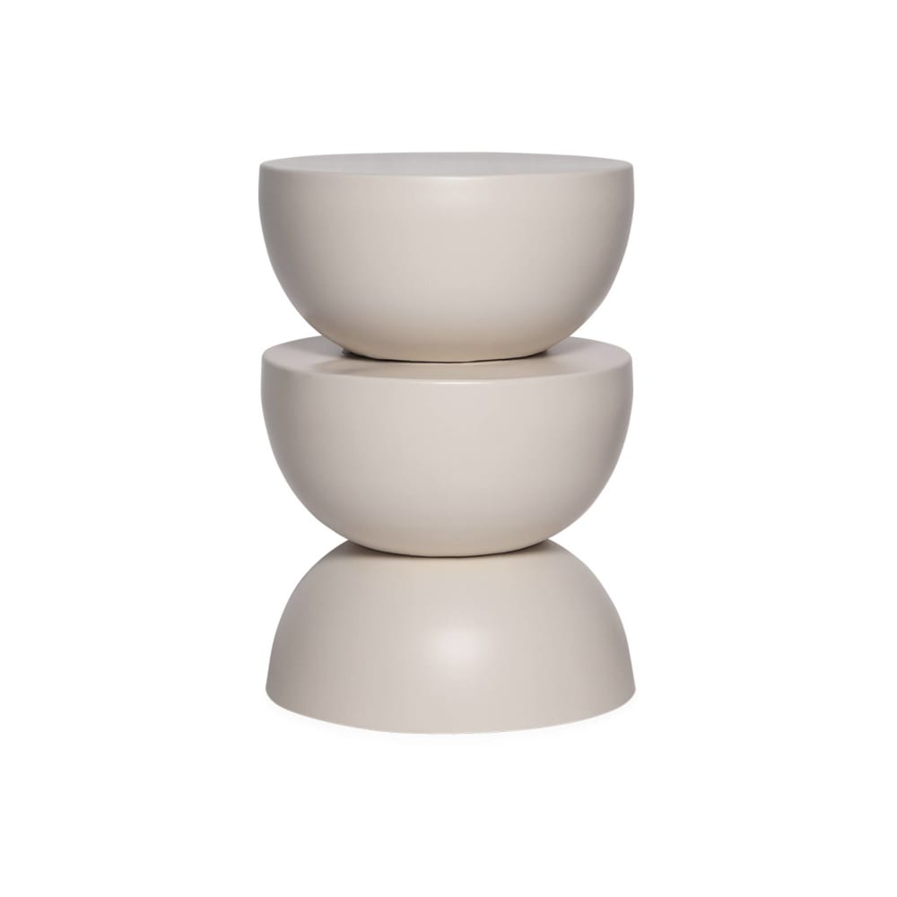 Table d'appoint en métal, D32 x h 46,5cm