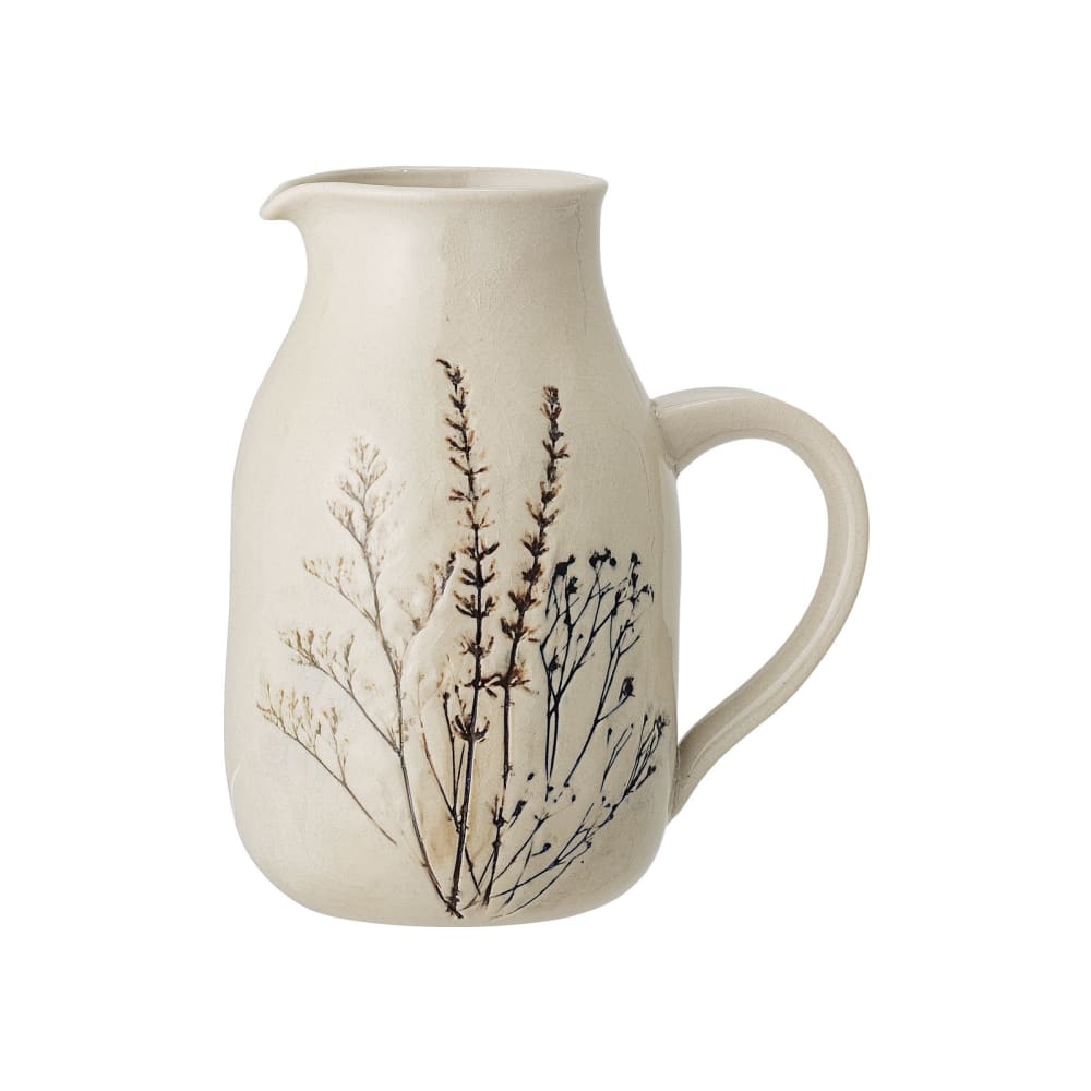 Bloomingville Krug aus Steingut, beige - Steingut