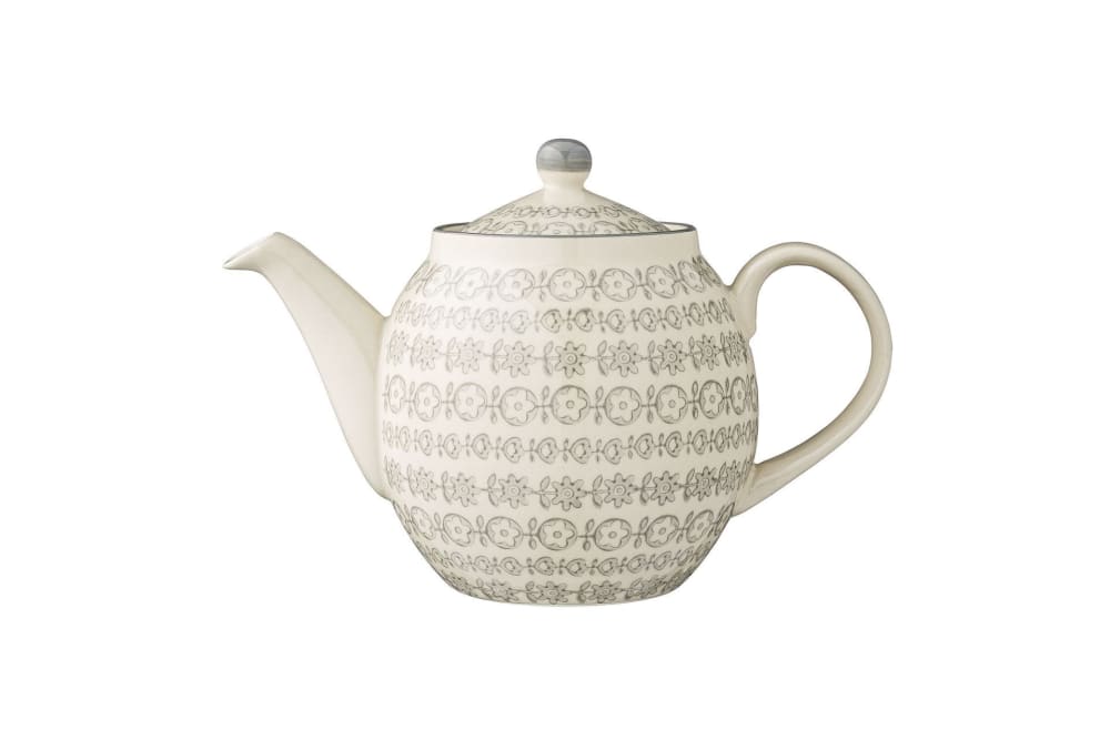 Théière en céramique blanc