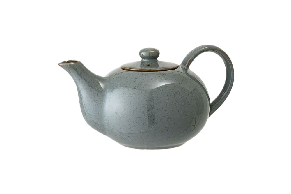 Tetera de gres azul