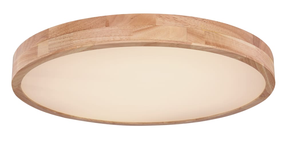 Globo Lighting Deckenleuchte Metall holzoptik, LED Braun Metall