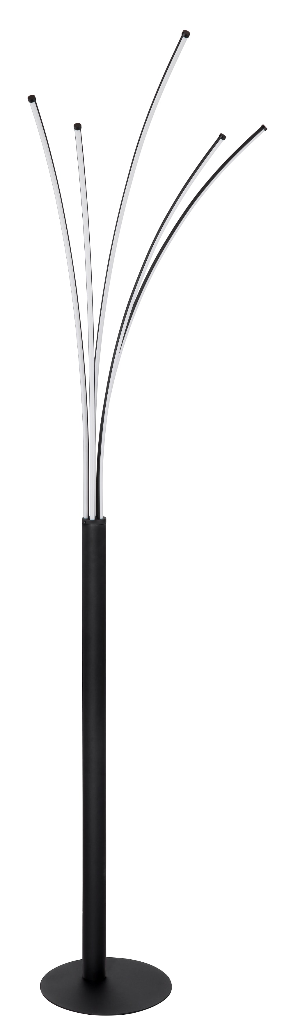 Stehleuchte Metall schwarz matt, LED - Maisons Du Monde