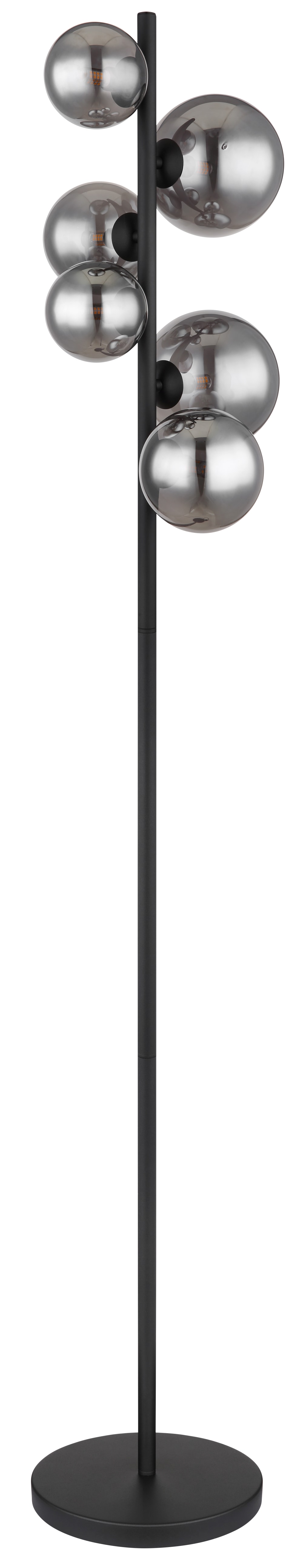 Stehleuchte Metall schwarz matt, 6x G9 LED - Maisons Du Monde