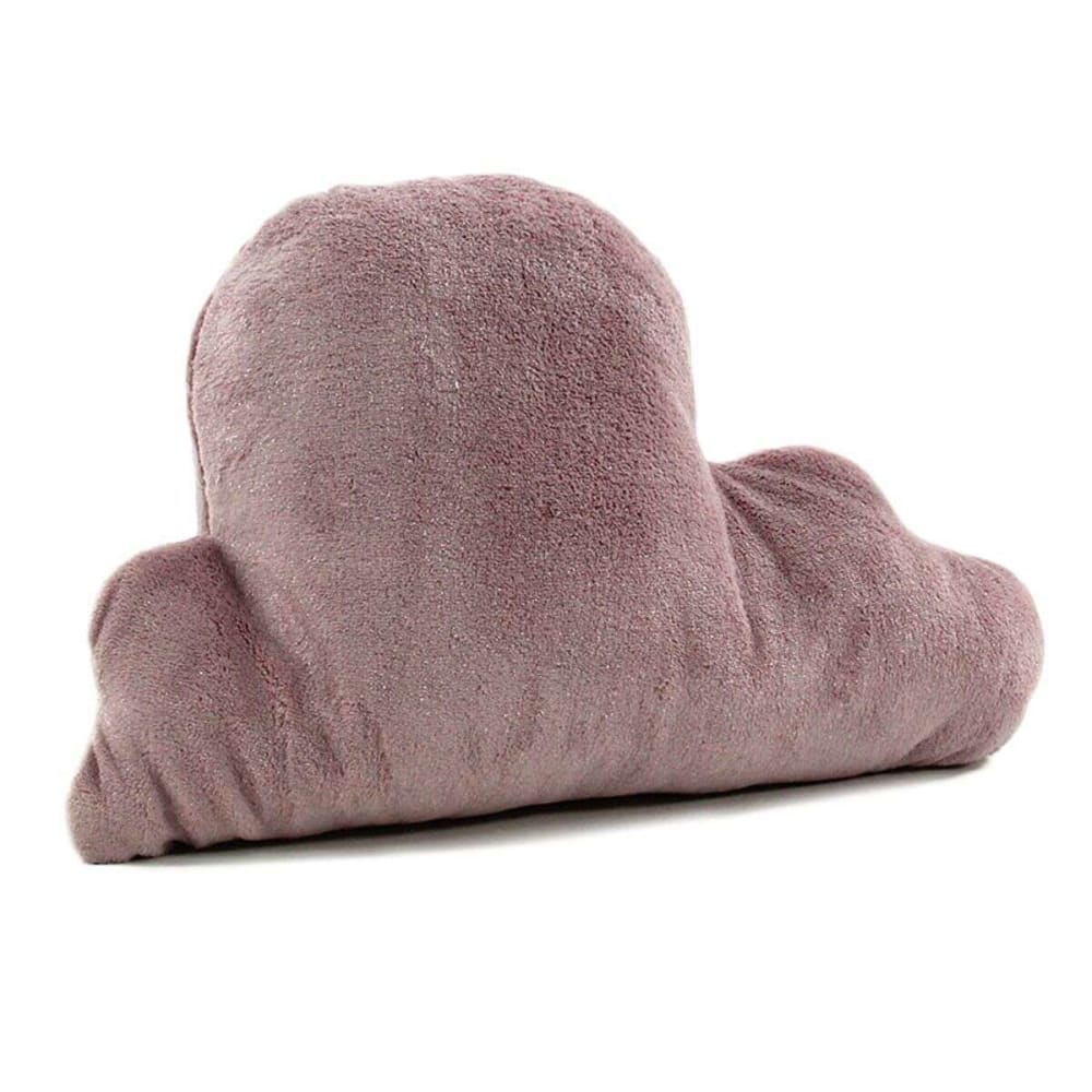 Coussin extra-doux en forme de nuage rose 27x44
