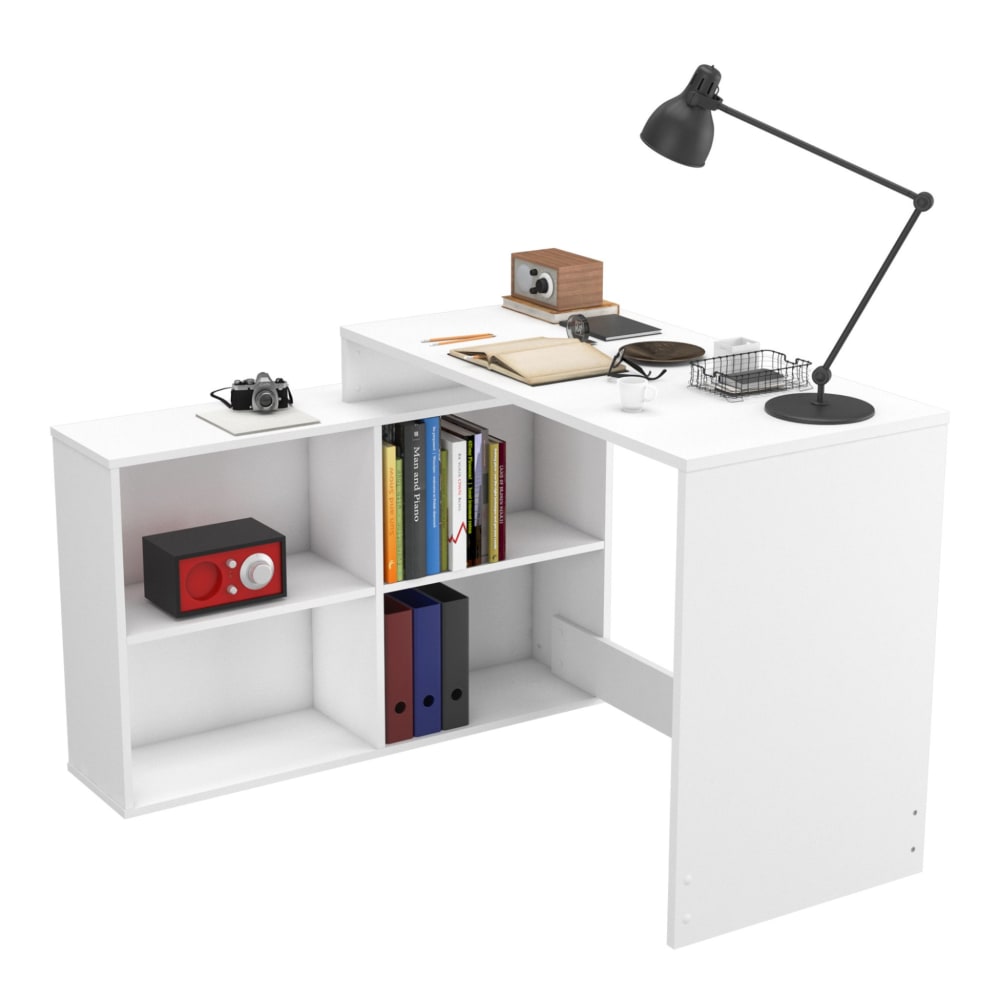 bureau d'angle blanc