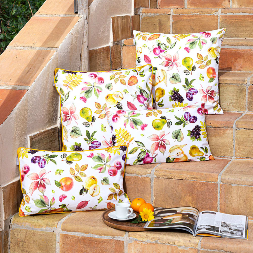 2 Housses de coussin en coton 30x50 cm multicolore — vue 3