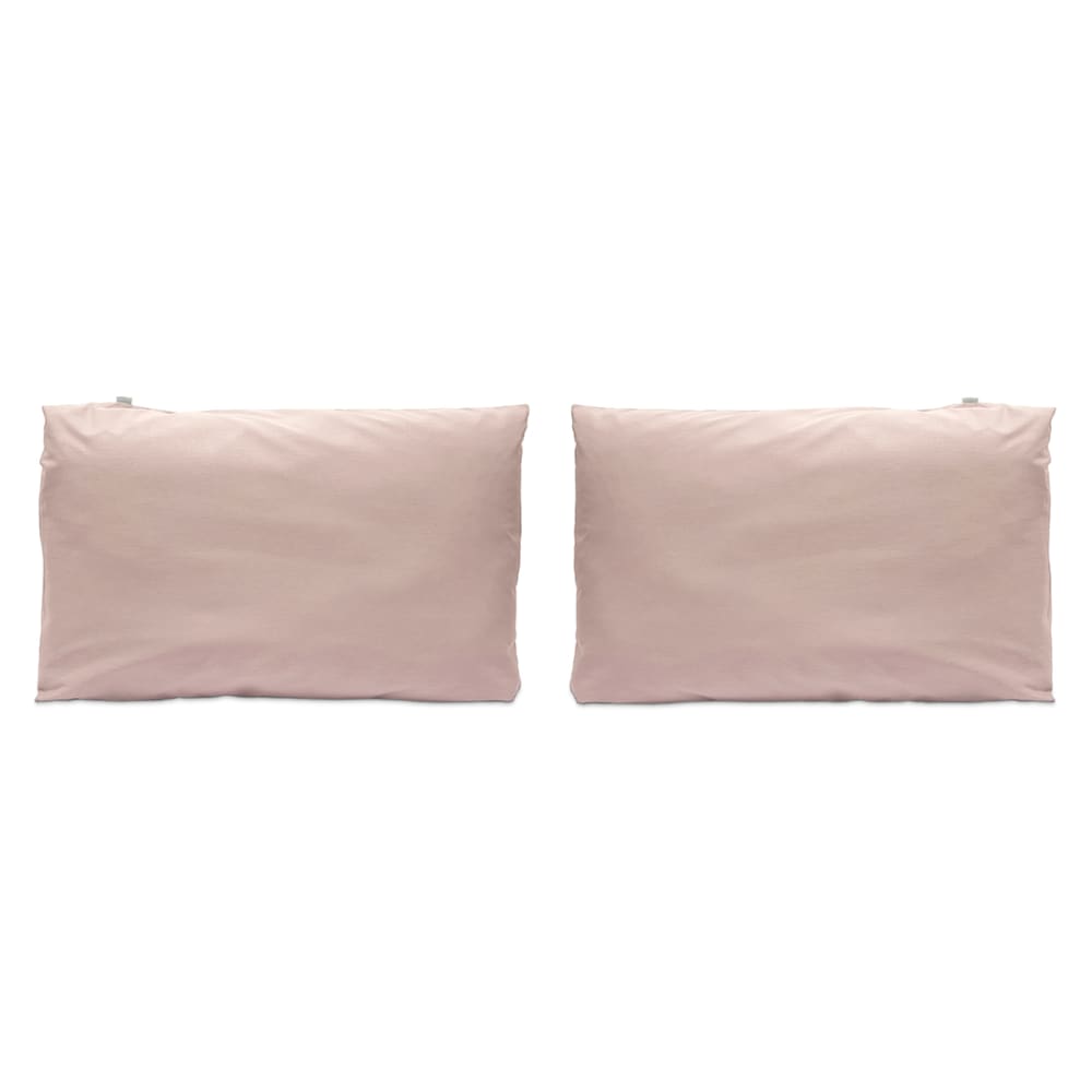 Naf Naf 2 Taies d'oreiller en coton 50x75 cm rose Certifié Oeko-Tex