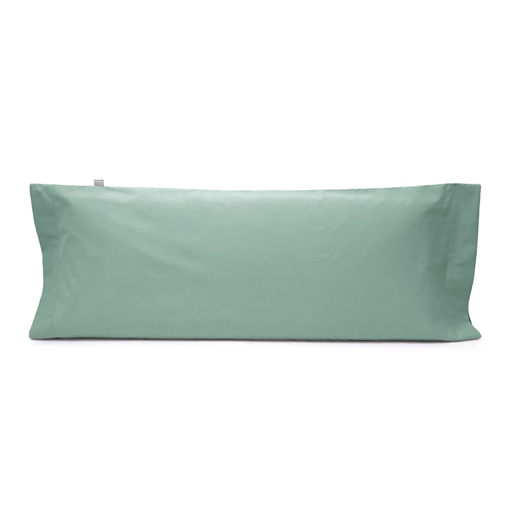 Taie d'oreiller en coton 100%  45x110 cm vert