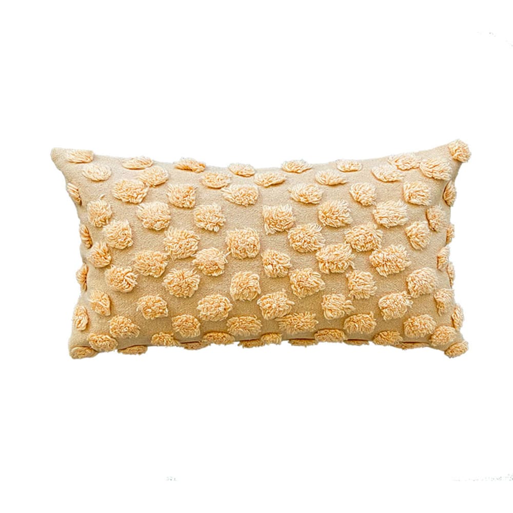 Funda de cojín de algodón melocotón 30x50cm