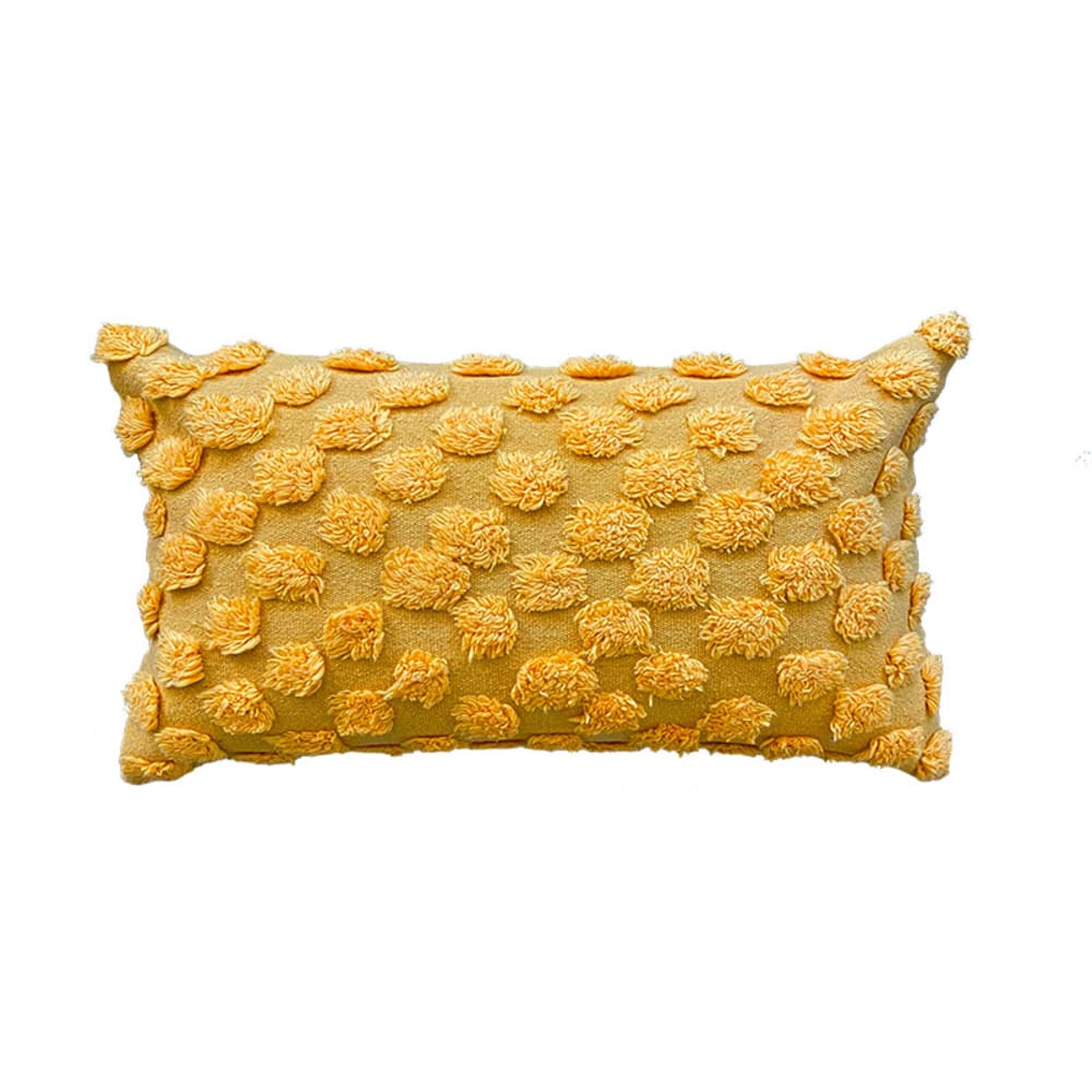 Funda de cojín de algodón albaricoque 30x50cm