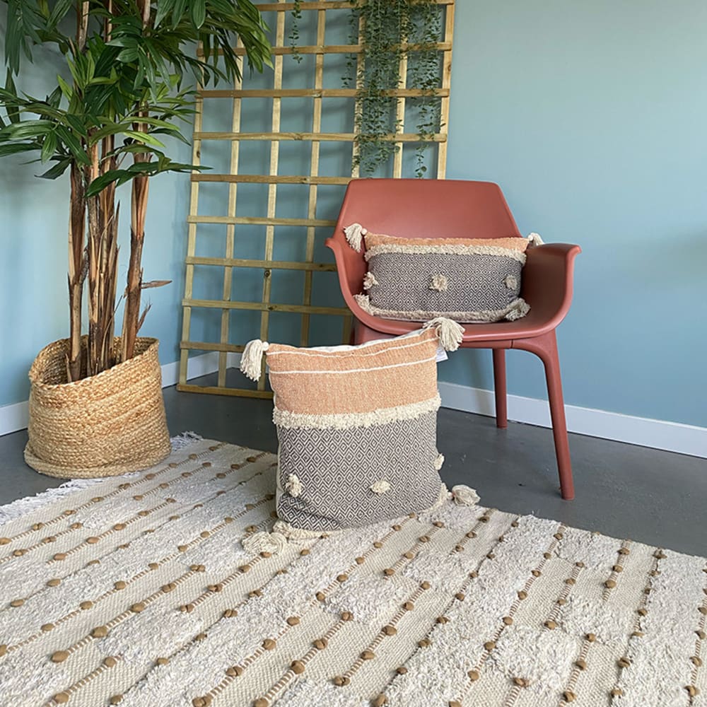 Funda de cojín de algodón terracota 30x50cm - Maisons du Monde