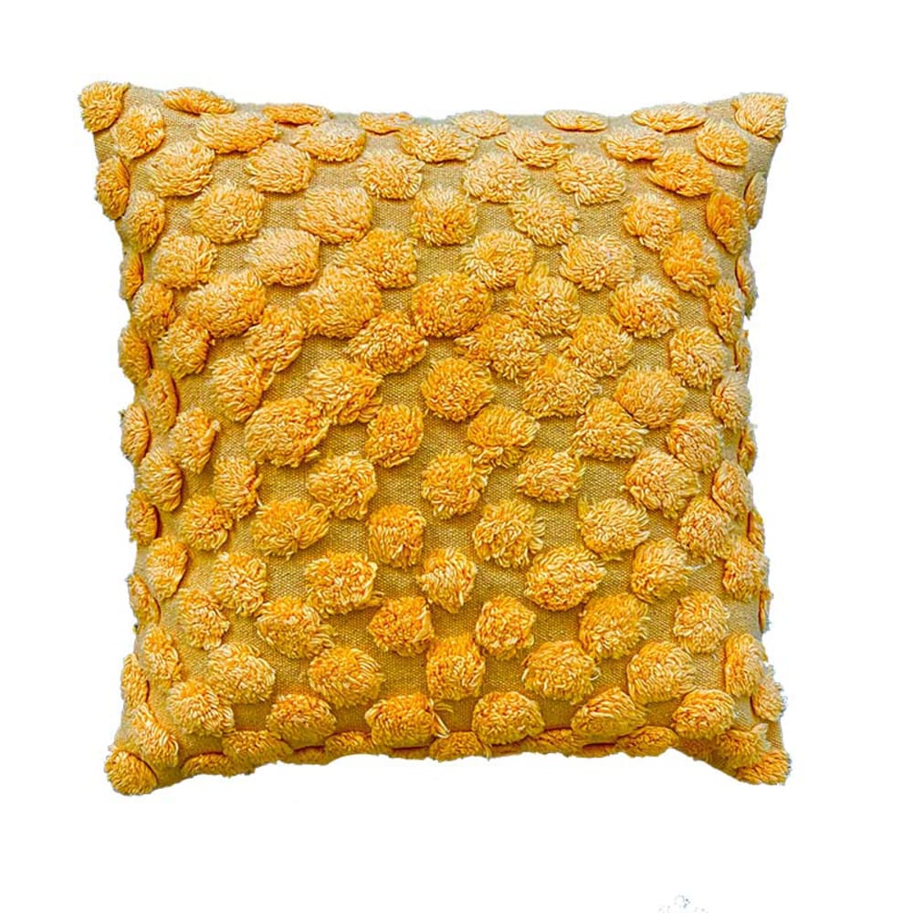 Funda de cojín de algodón albaricoque 60x60cm
