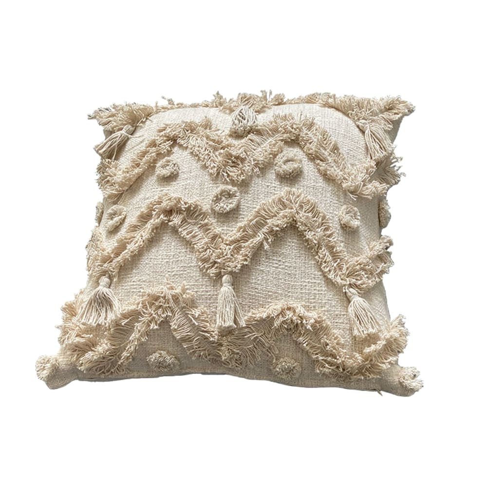 Funda de cojín imapa de algodón natural 45x45cm