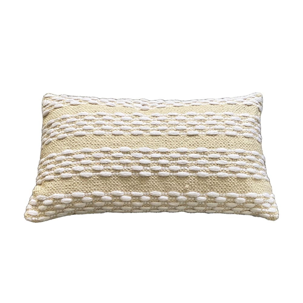 Funda de cojín de algodón natural 30x50cm