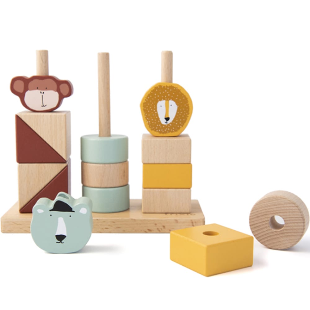 Blocs à empiler en bois Animaux - Maisons du Monde