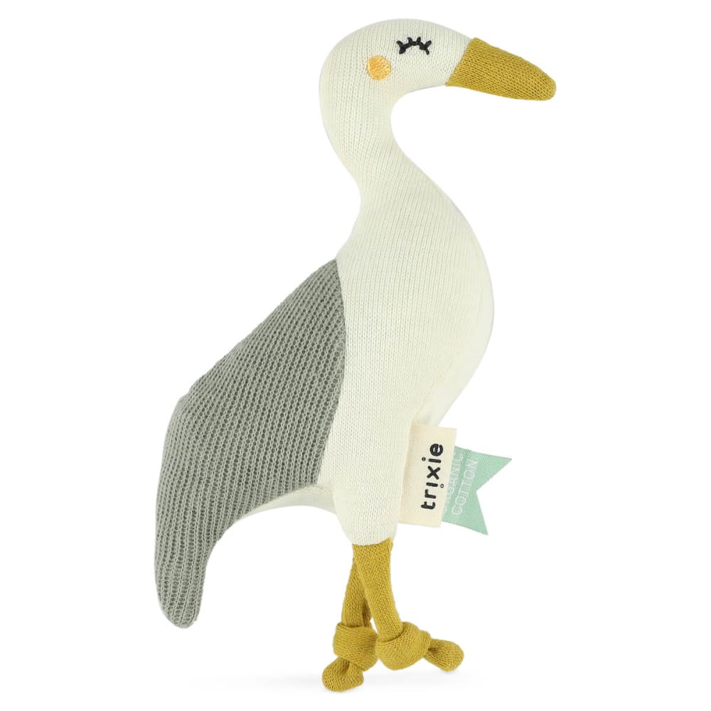 Trixie Hochet couineur Héron Beige Coton - 12x18x0cm