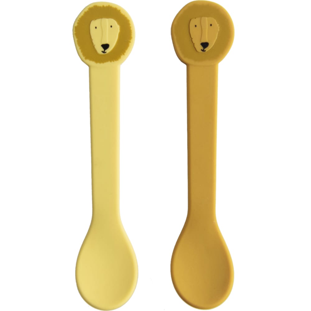 Lot de 2 cuillères en silicone Mr. Lion