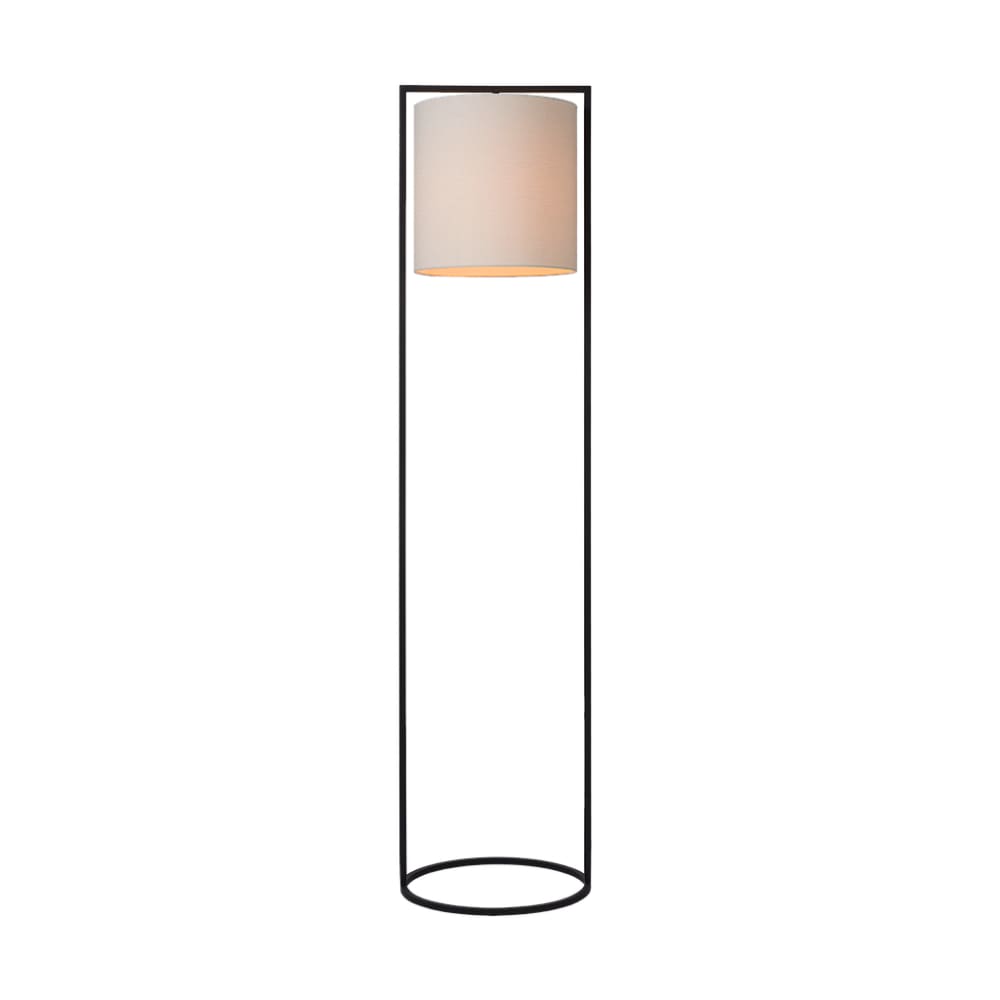 Bodenleuchte aus Metall, schwarz, 150cm