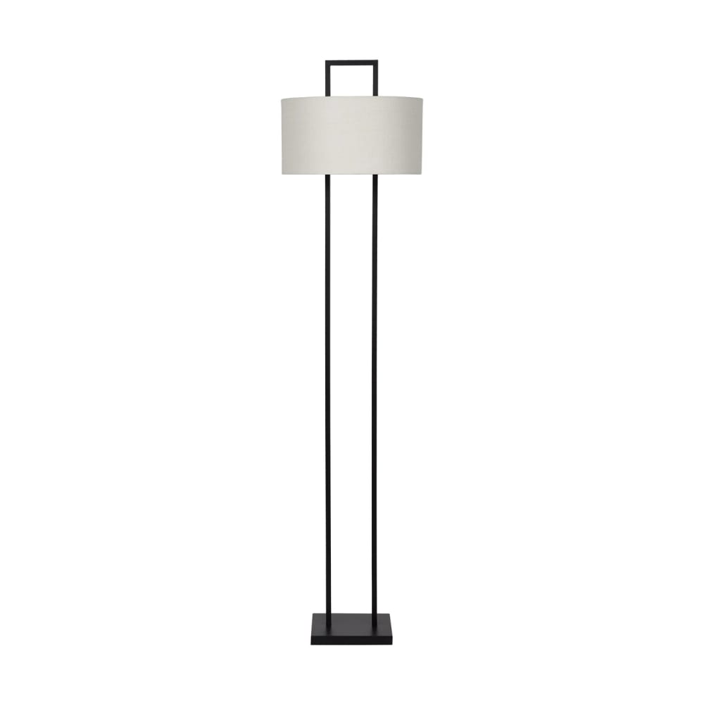 Lampadaire en noir et dans une hauteur d'abat-jour blanche 168 cm — vue 4