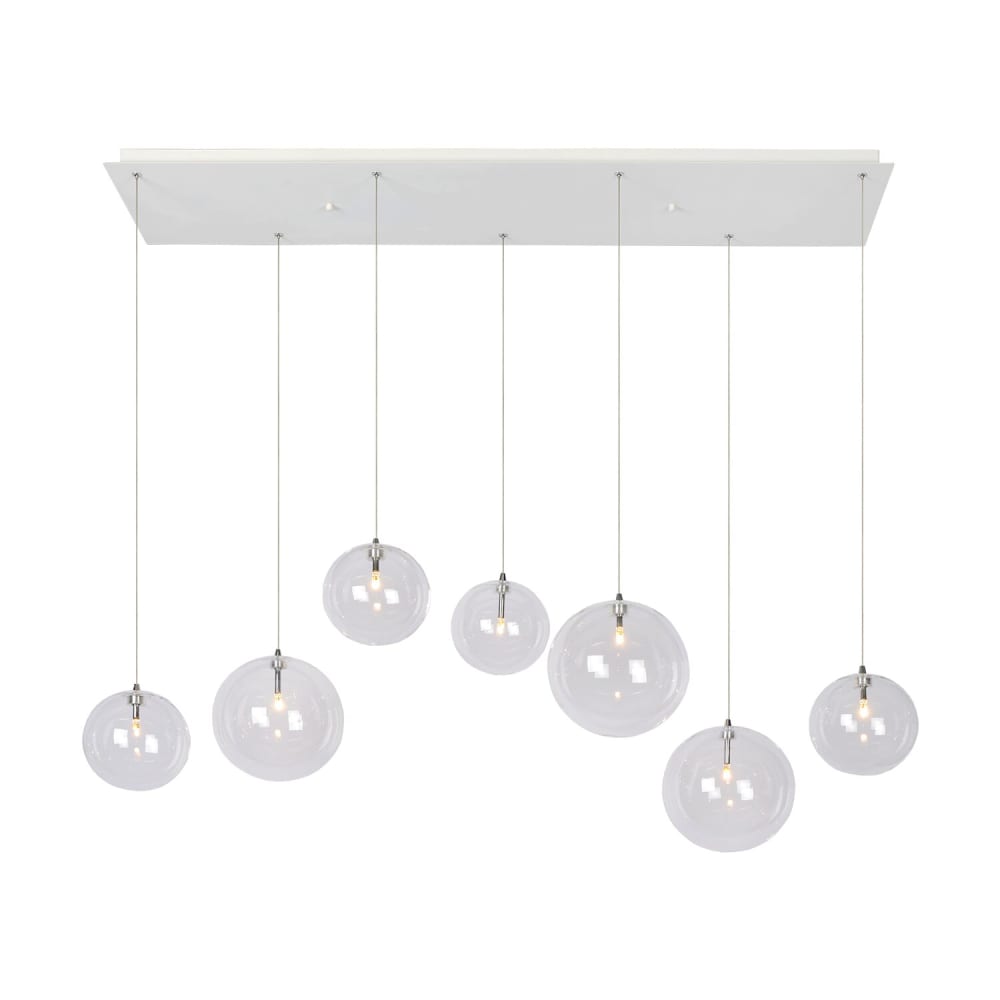 Atmooz Hängeleuchte aus Metall, weiß, 120cm - Metall