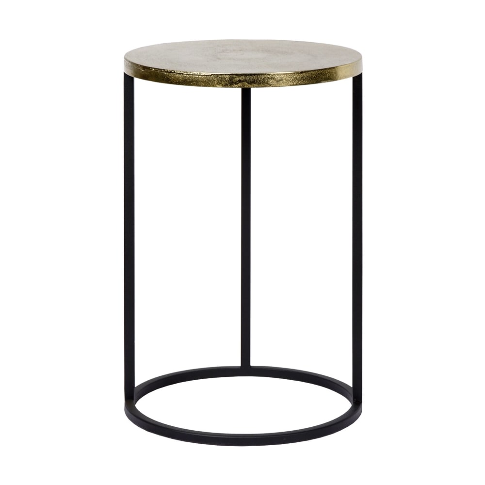 Atmooz Beistelltisch aus Metall, schwarz, 55cm Kupfer Metall