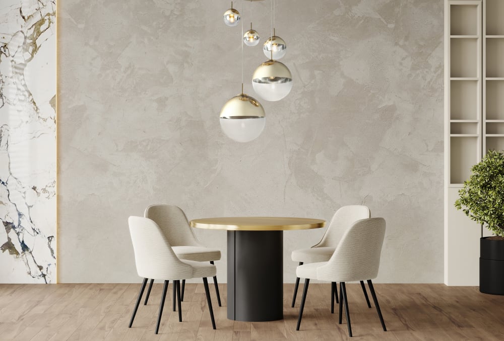 Hängeleuchte Metall, 3x E27, 150cm - Maisons Du Monde