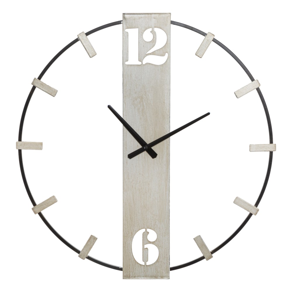horloge murale en métal