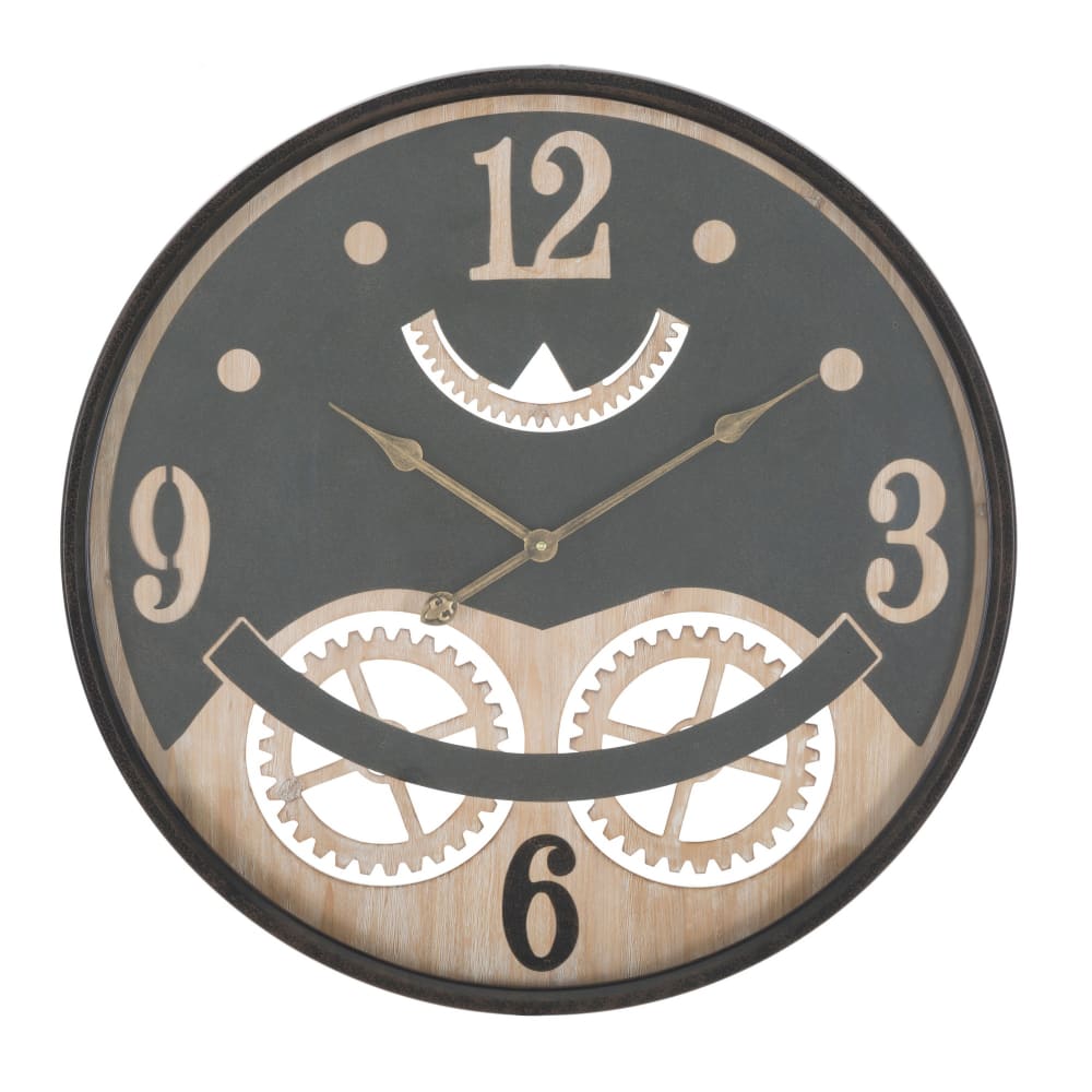 horloge murale en métal