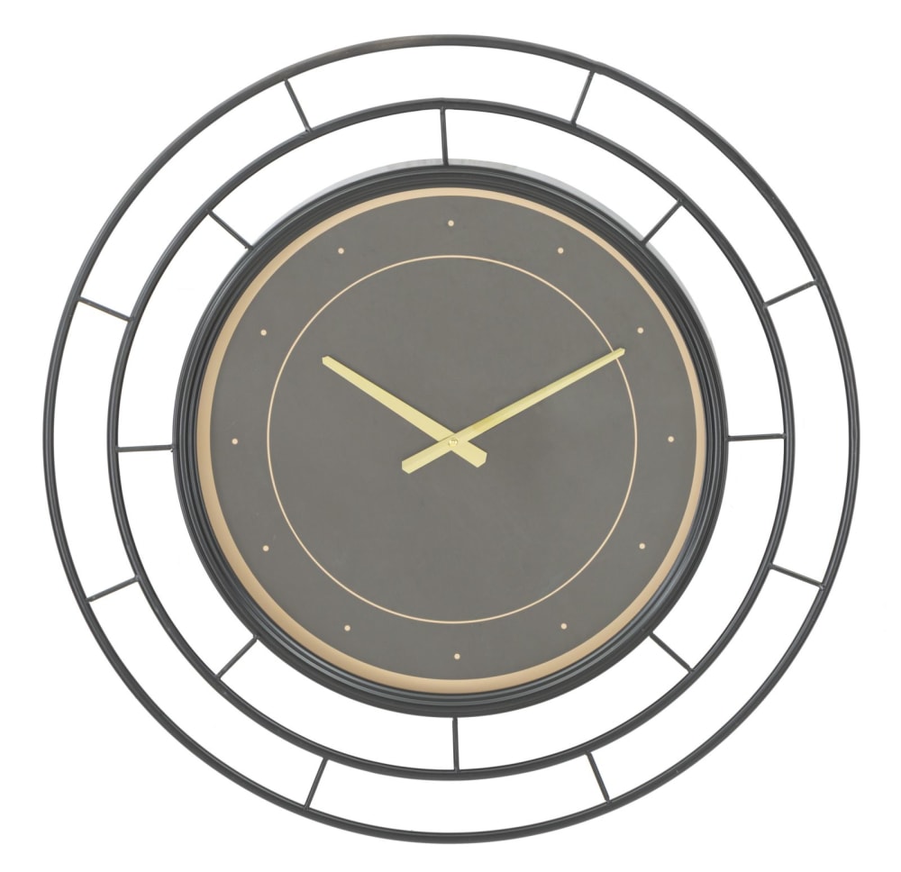 Wanduhr aus Metall Ø cm 70x5,5,schwarz