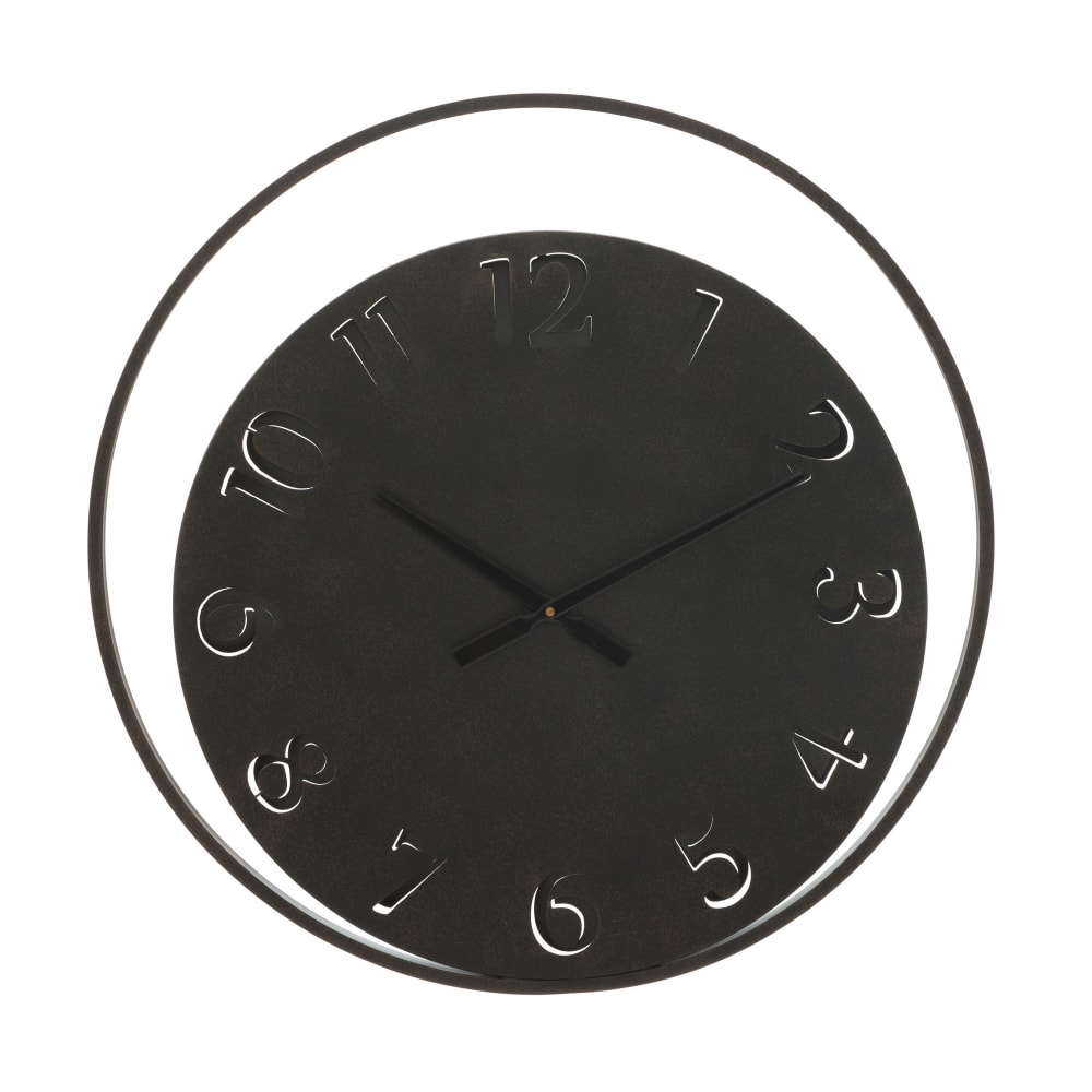 horloge murale en métal
